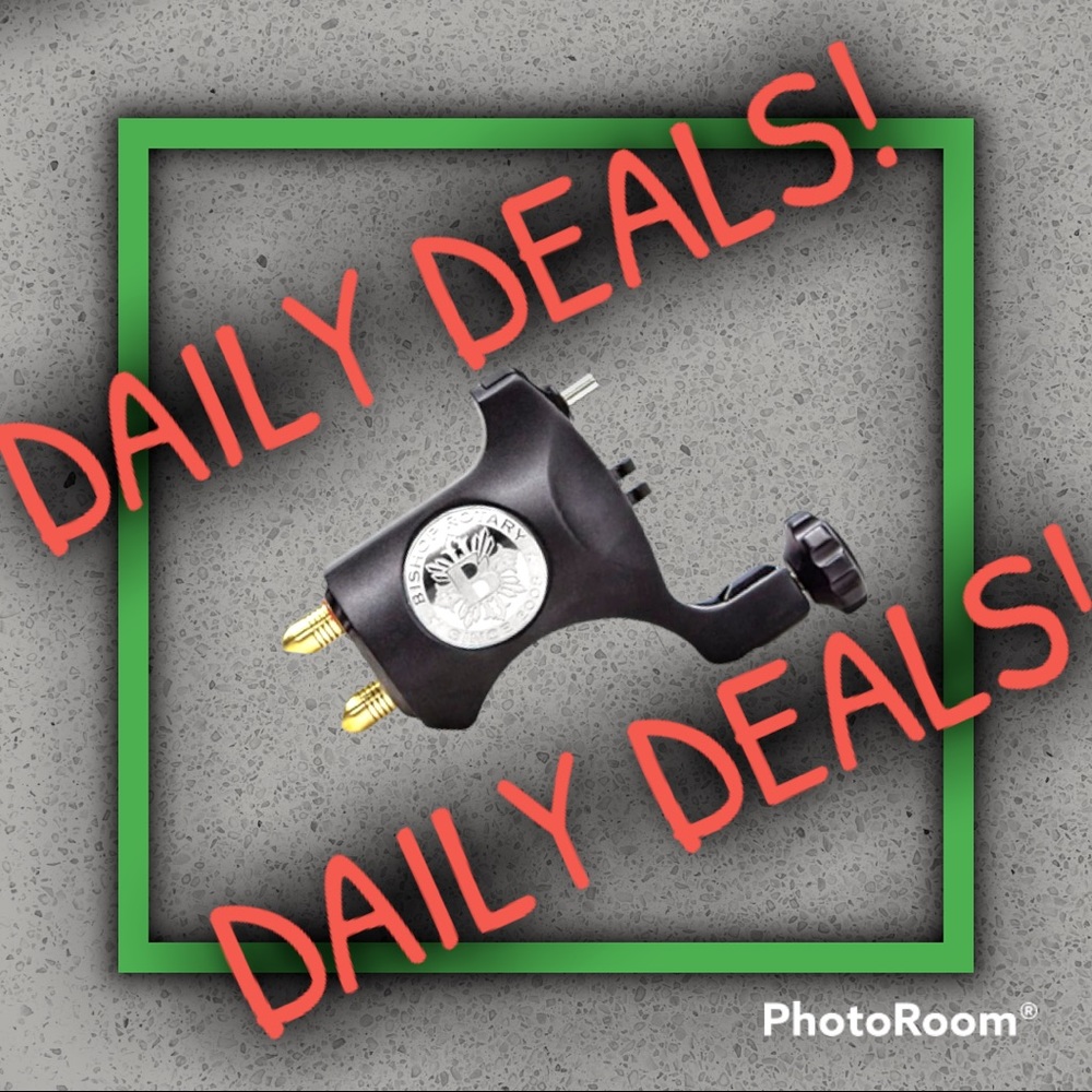 Bishop V6 Rotary Tattoo Machine  •Matte Black• (3.5 - Clip-Cord)